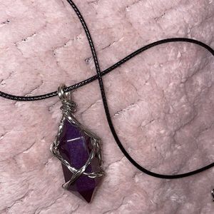 Wire wrapped pendant